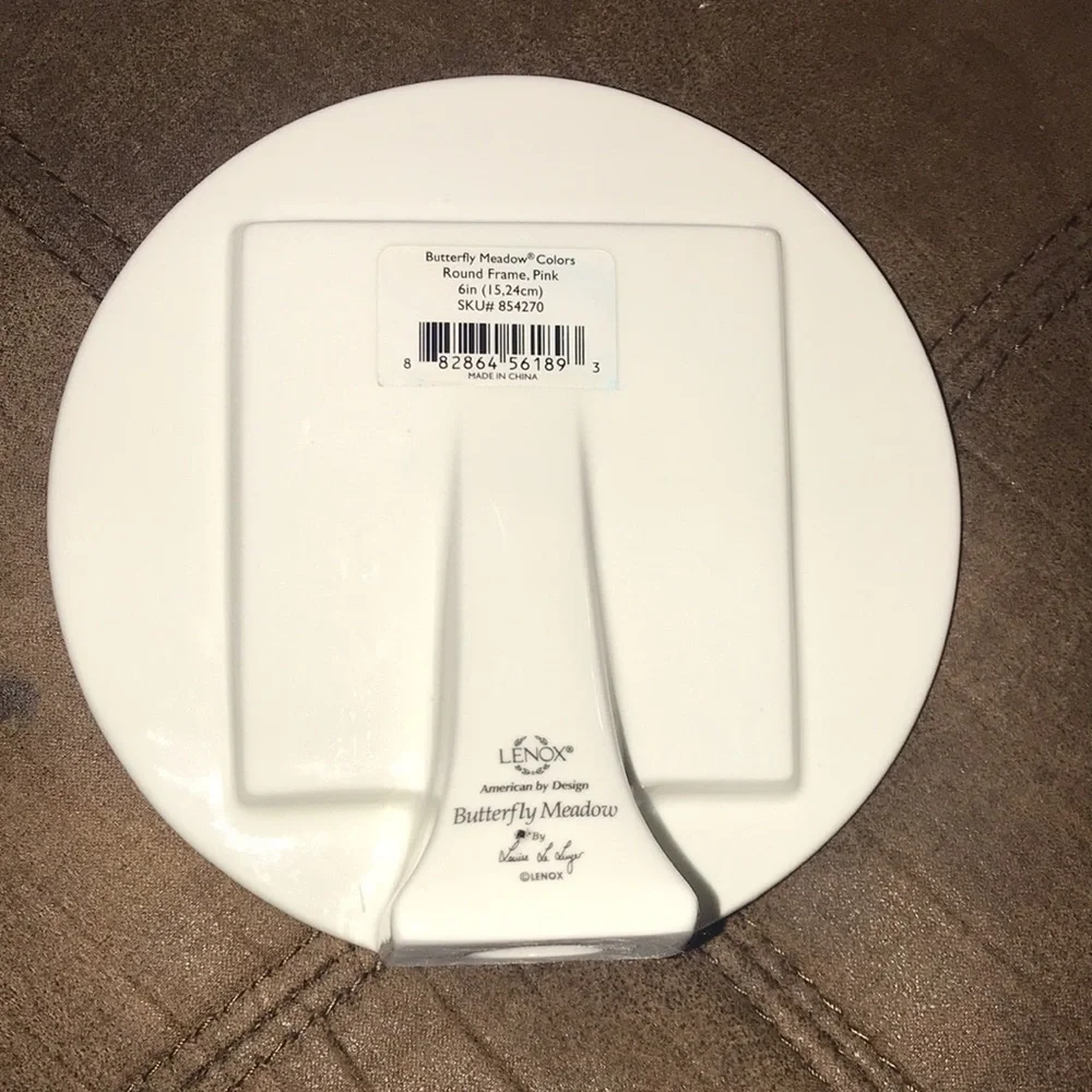 NWT Lenox Porcelain Butterfly Meadow Picture Frame - New Home | Color: Pink